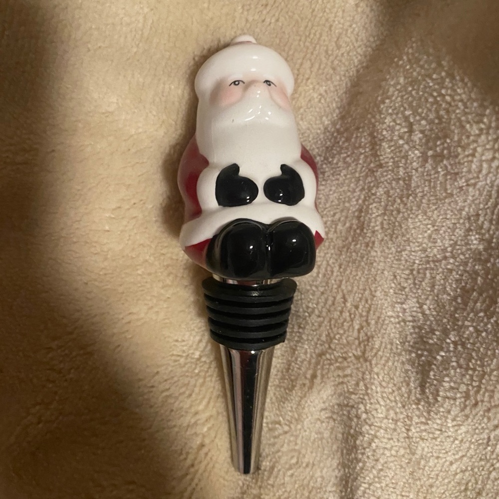 Santa Wine Stopper